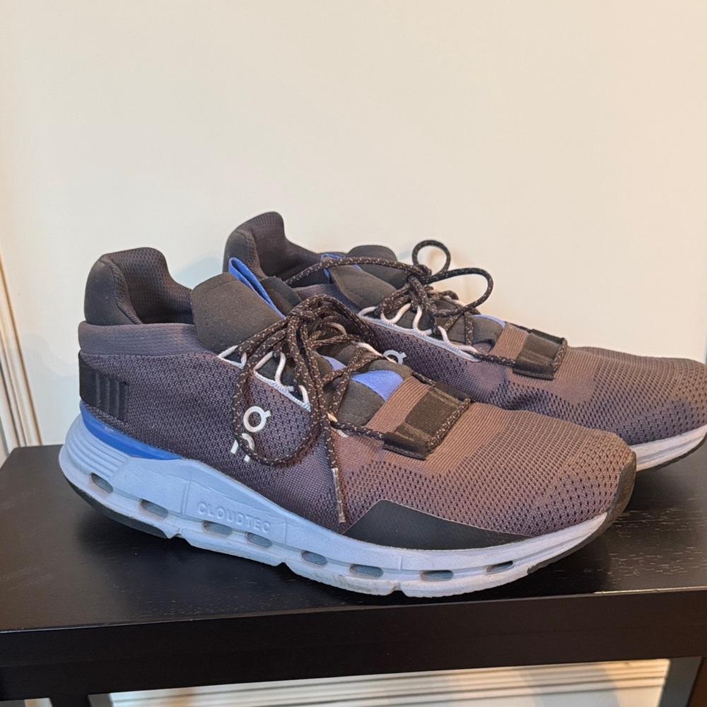 On Running Men's Shoes - Black and Blue